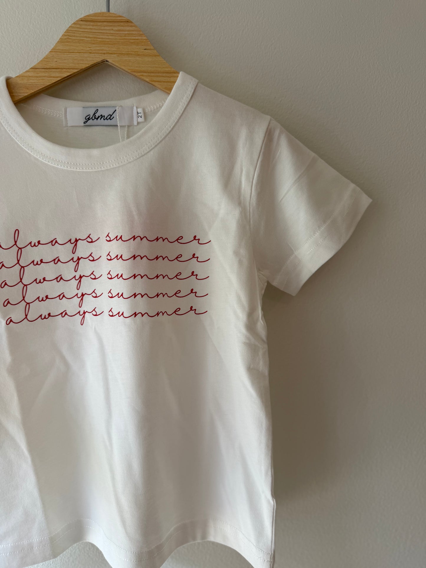 always summer white tee