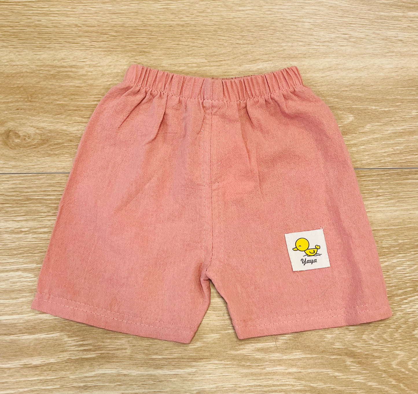 Pink duck shorts