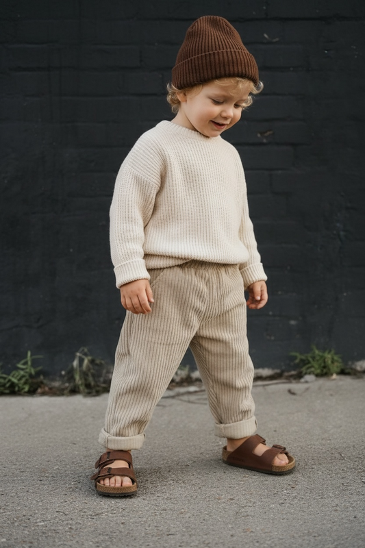 classic cream corduroy pants