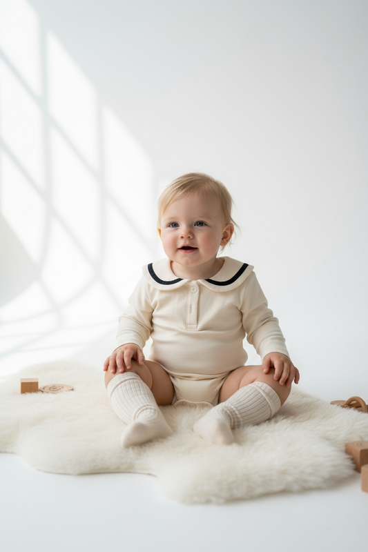 sweet cream collar romper