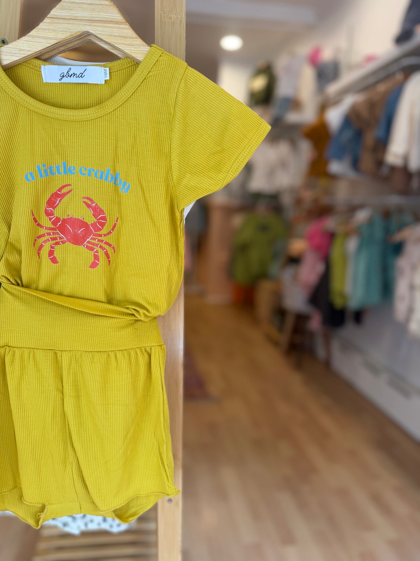 lime green shorts set 🦀