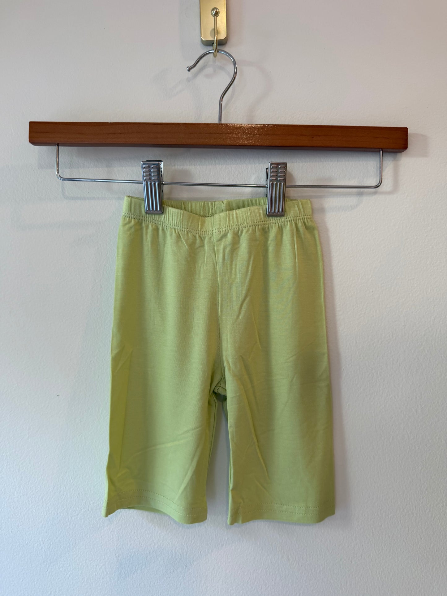 lime green biker shorts
