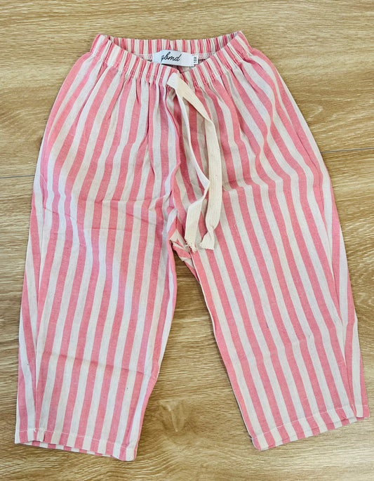 pink strawberry stride pants