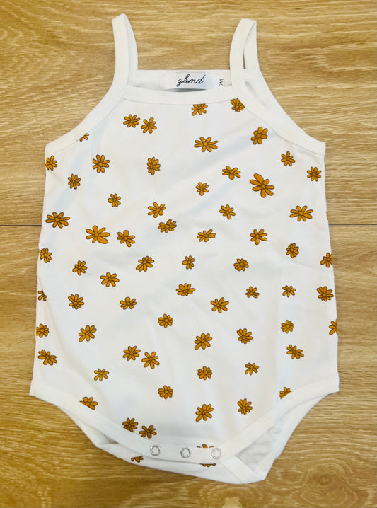 sunflower sling romper