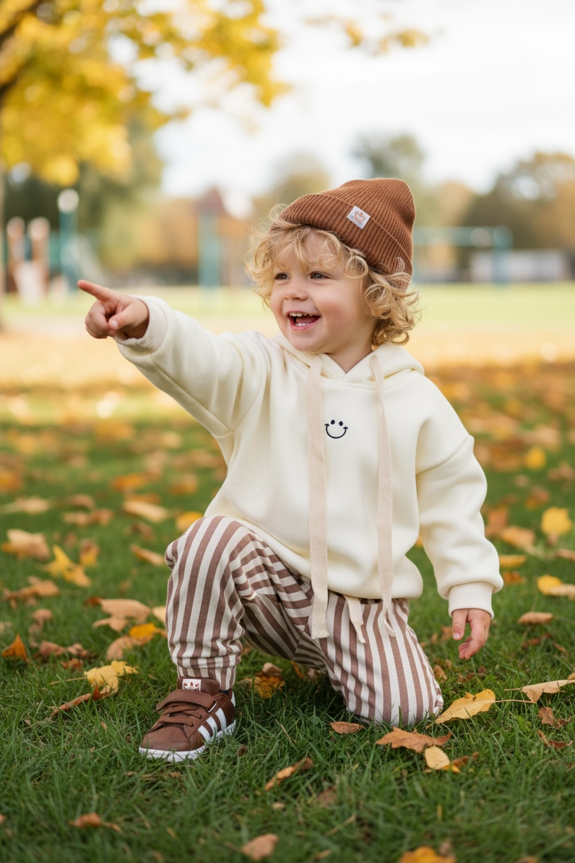 little smiley snuggler hoodie