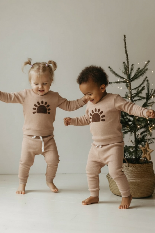 mocha sunset sweatsuit