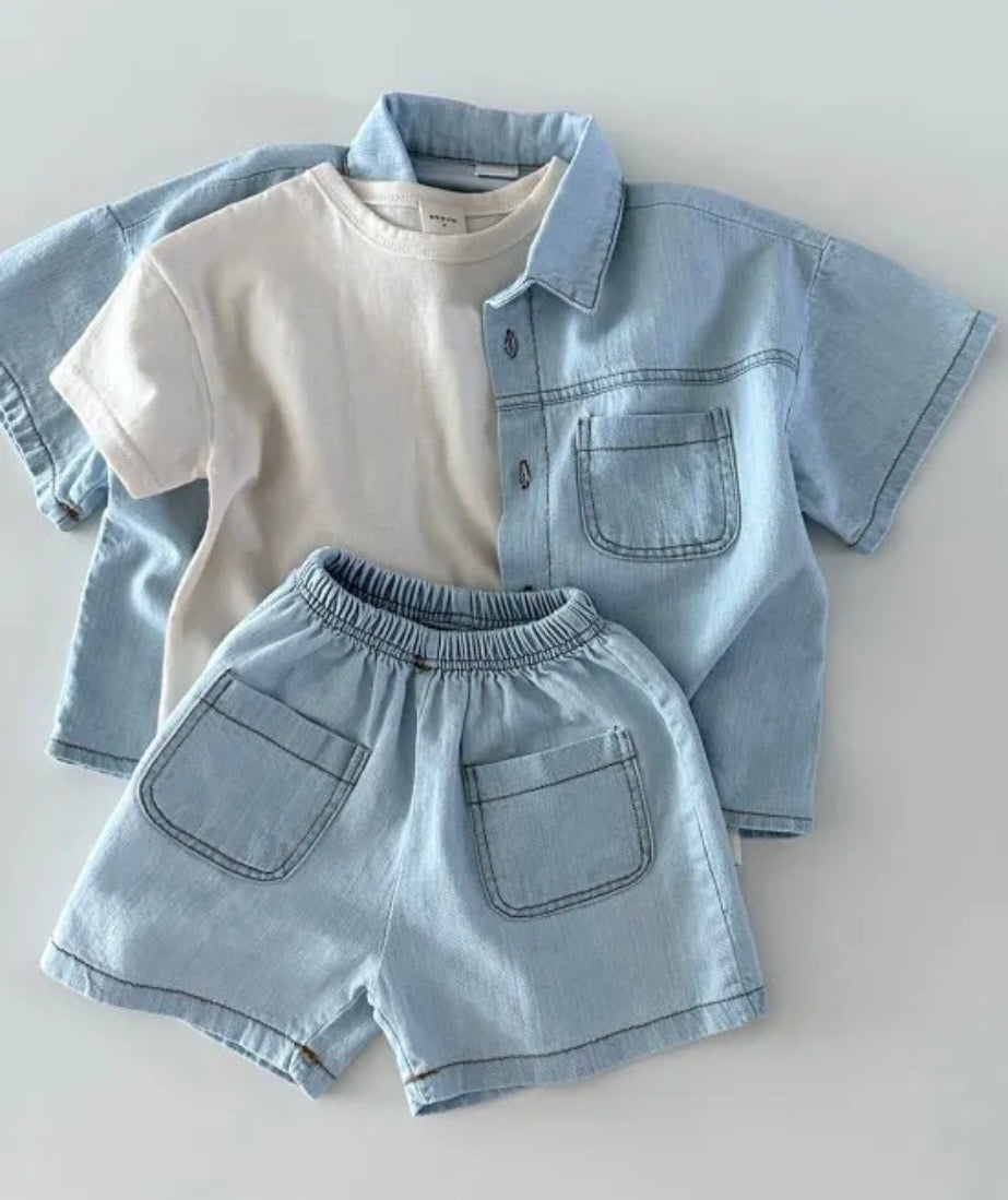 denim shorts