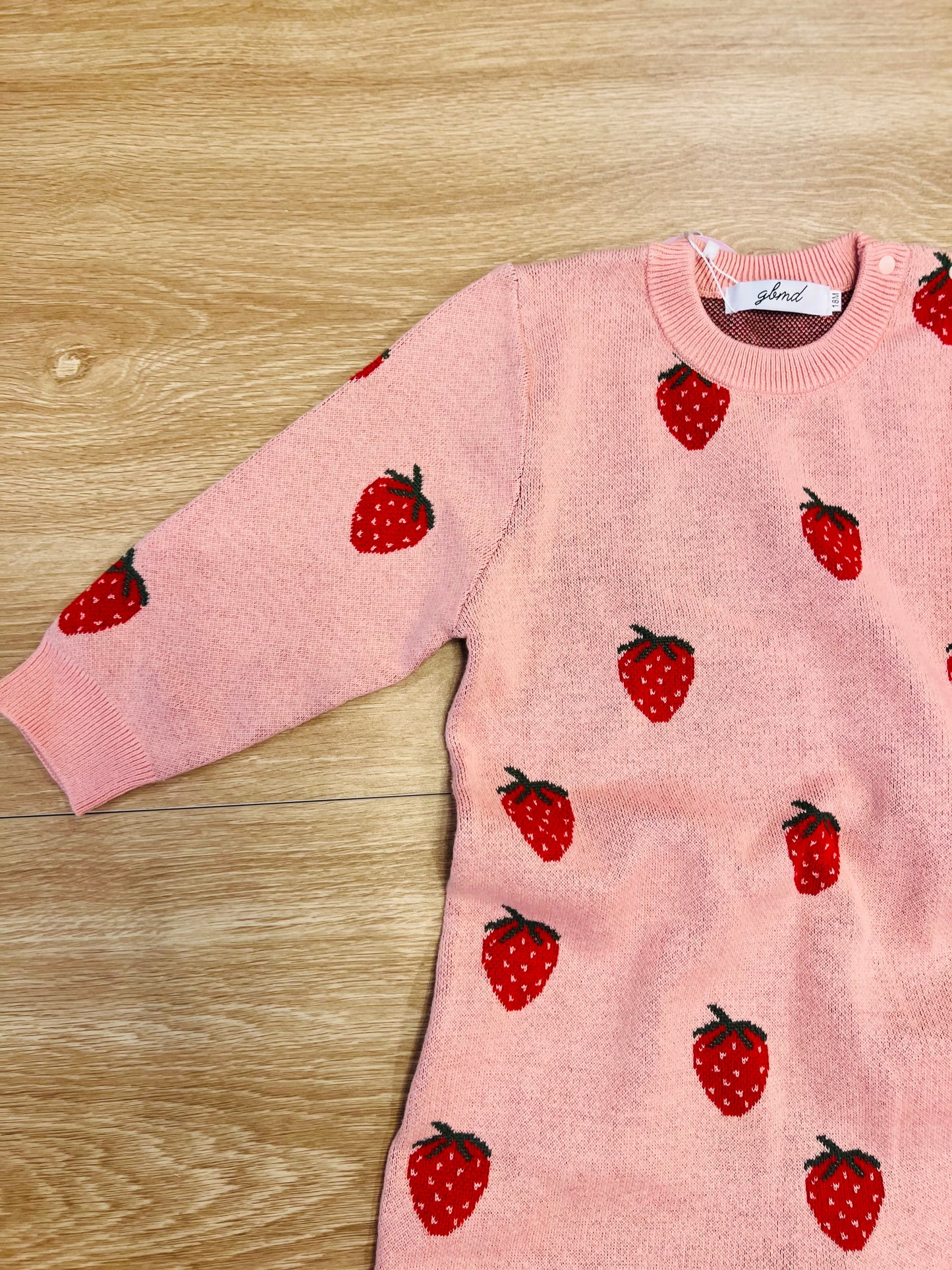 strawberry jumper romper