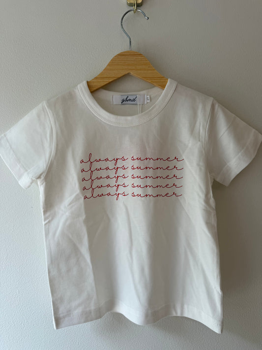 always summer white tee