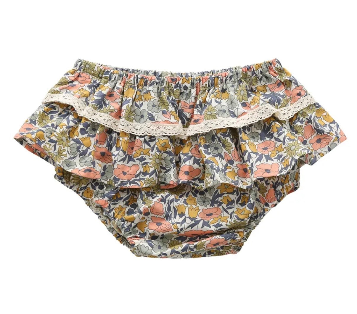 colorful ruffled bloomers