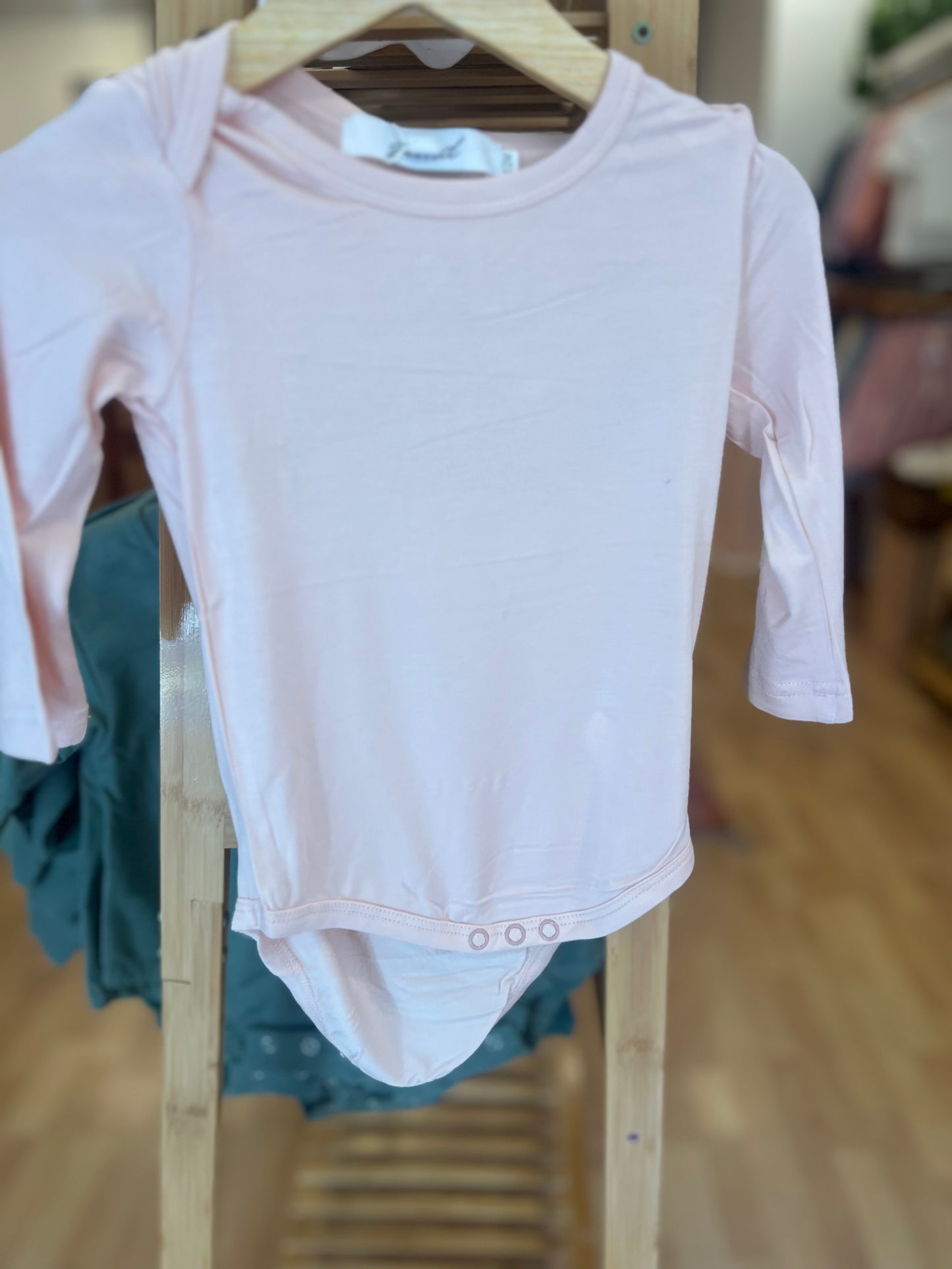 light hearted pink tee/onesie