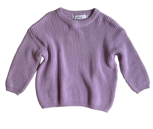 purple sweater