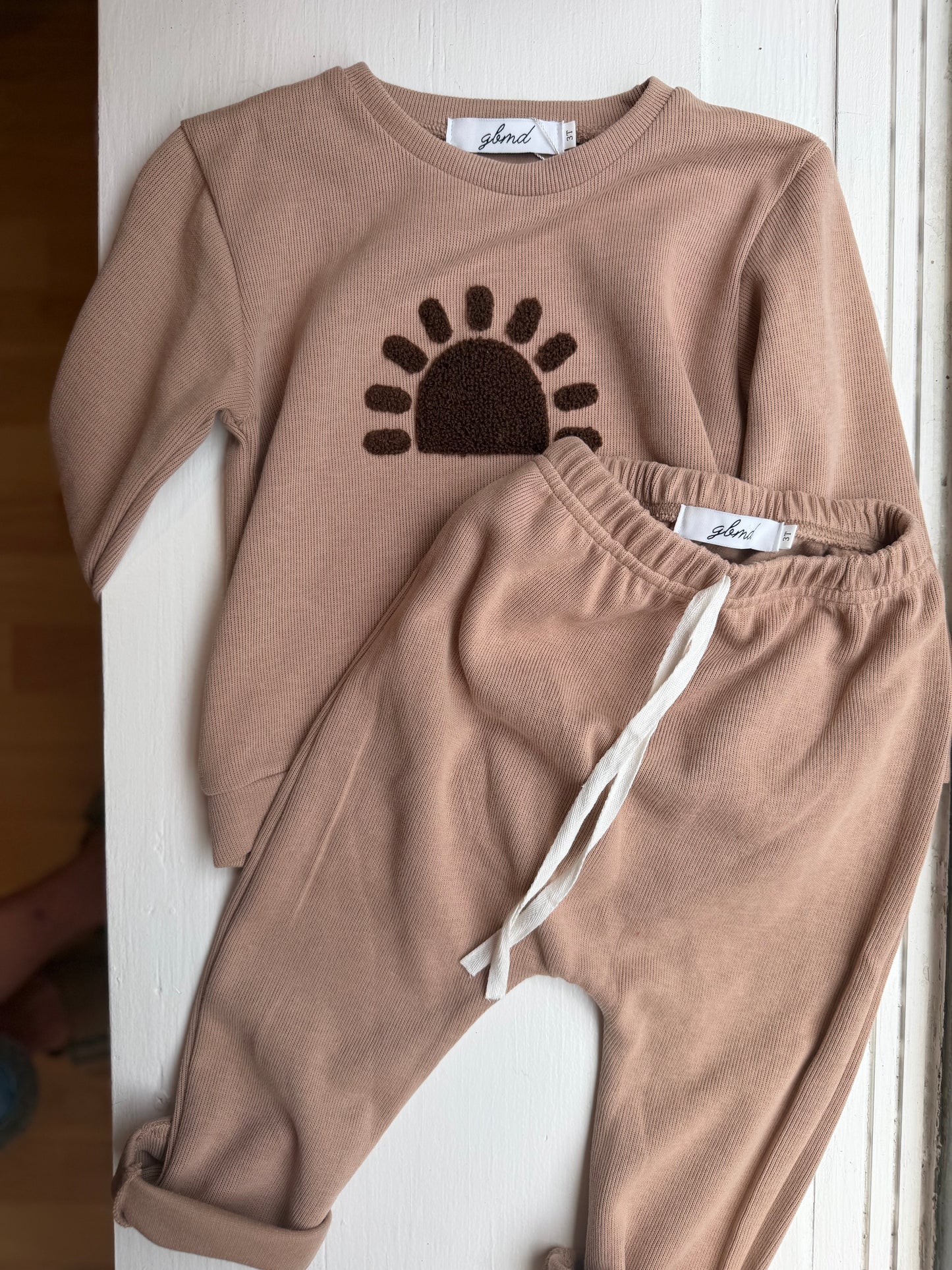 mocha sunset sweatsuit