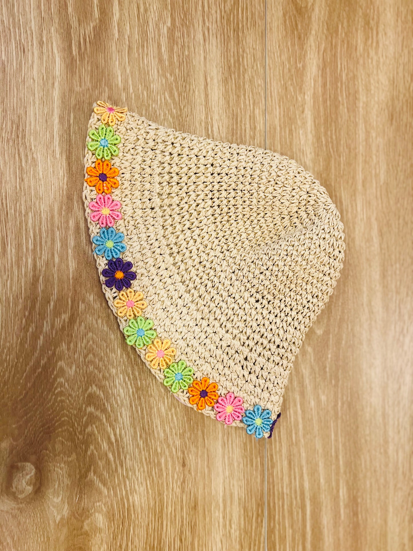 flower boho hat