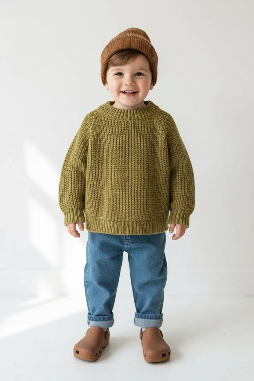 olive you knit sweater