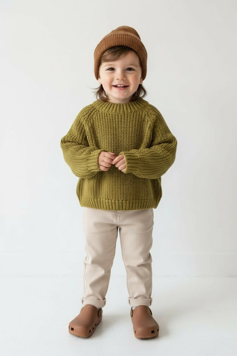 olive you knit sweater