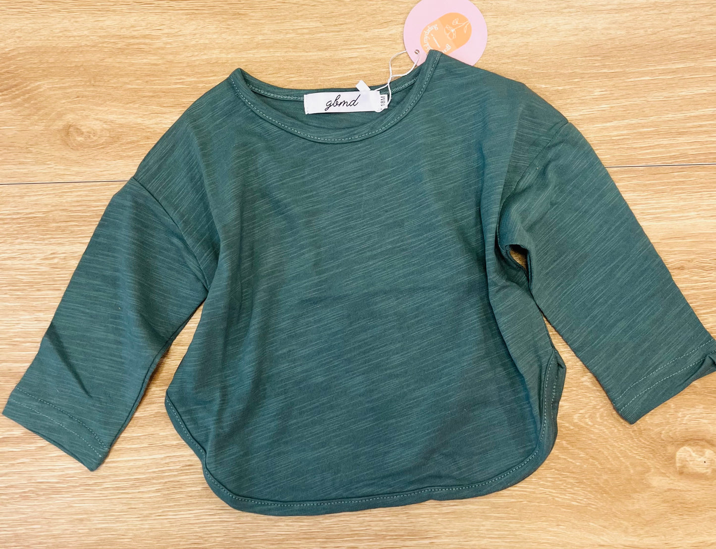 green long tee