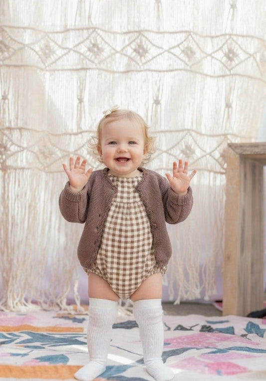 dreamy brown cardigan top