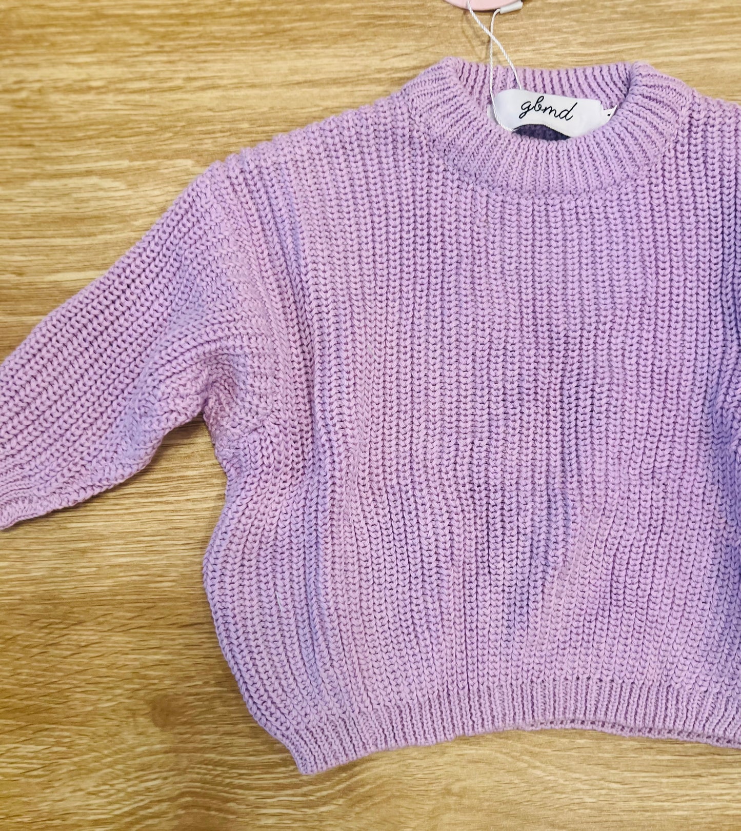 purple sweater