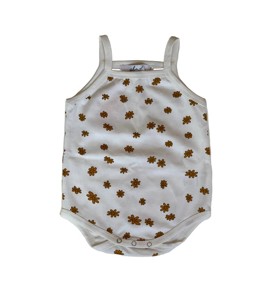 sunflower sling romper