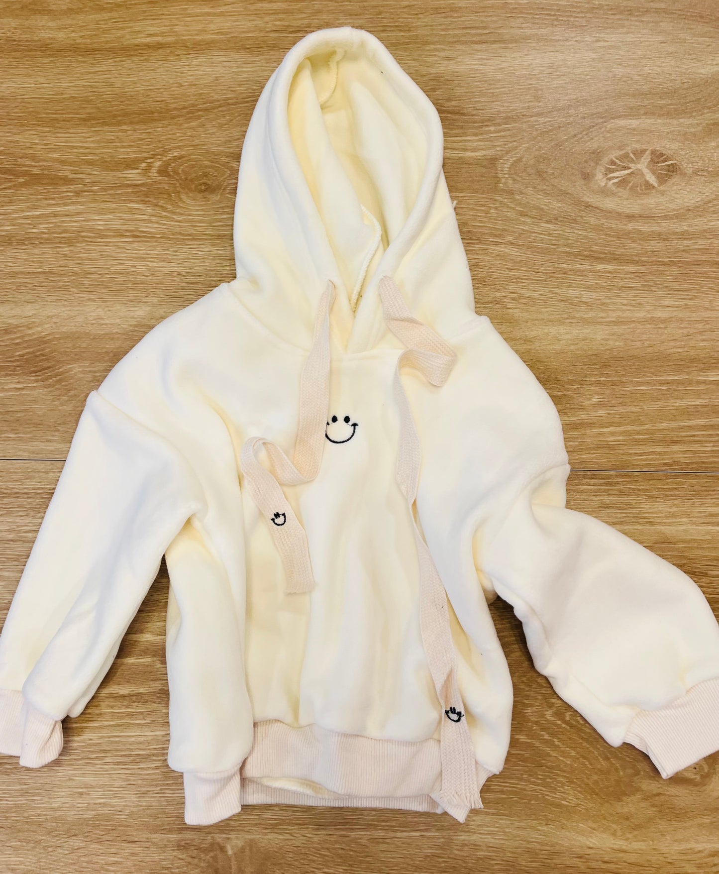 little smiley snuggler hoodie