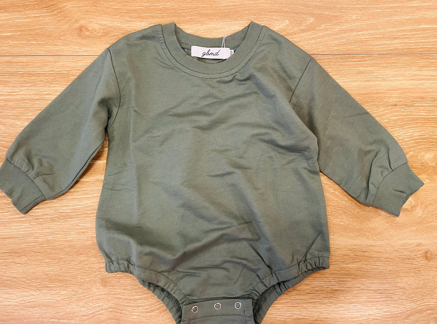 green giggles romper