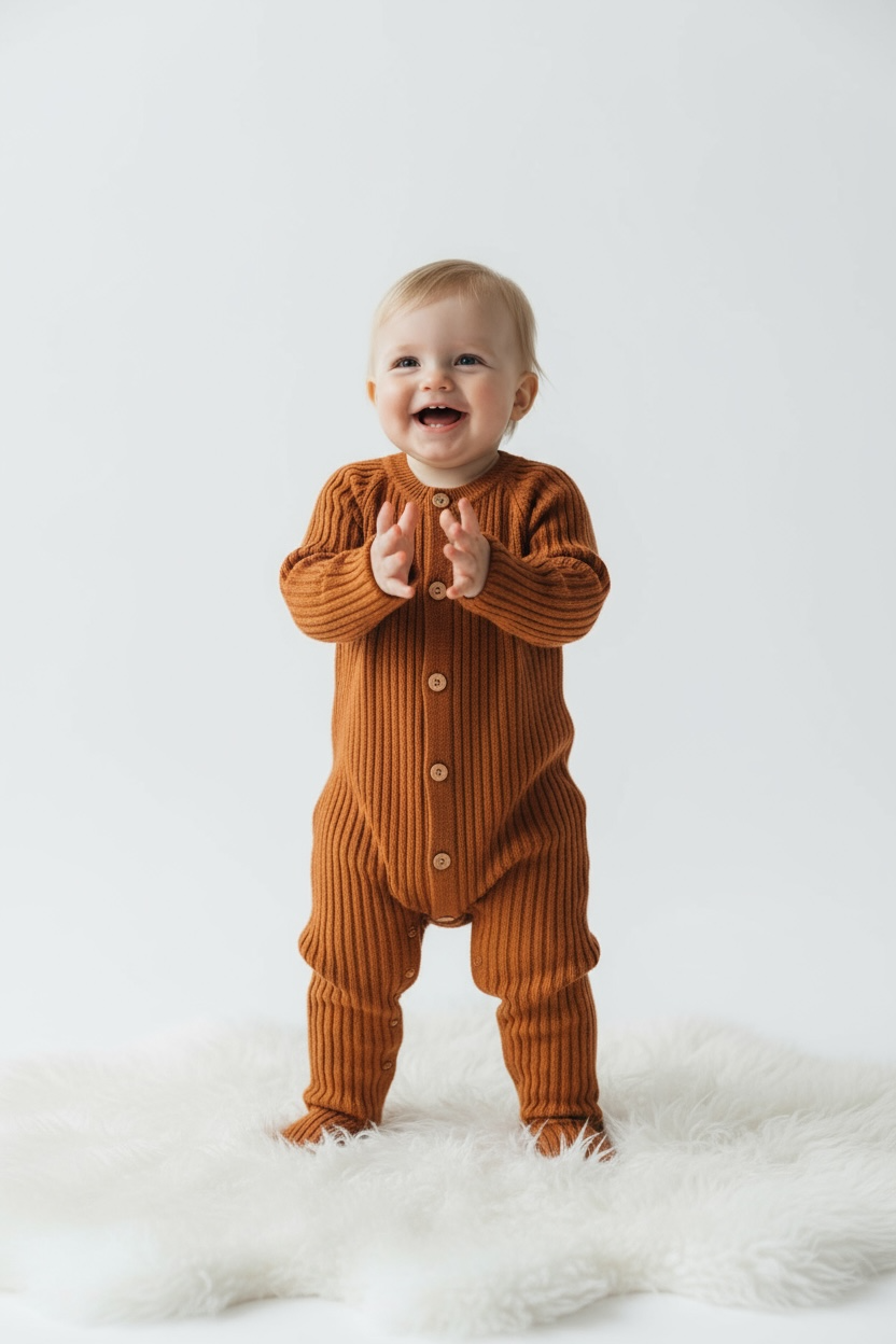 rust & knit jumpsuit romper